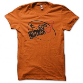 Shirt street game orange pour homme et femme