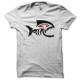 Shirt piranha blanc pour homme et femme