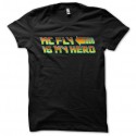 Shirt Mc fly is my hero noir pour homme et femme