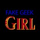 Shirt Fake geek girl noir pour homme et femme