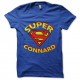 tee Shirt Super naze parodie superman bleu pour homme et femme