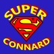 tee Shirt Super naze parodie superman bleu pour homme et femme