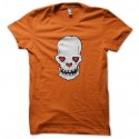 Shirt Skull in love orange pour homme et femme