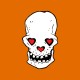 Shirt Skull in love orange pour homme et femme