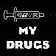 Shirt video game is my drug noir pour homme et femme