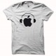 Shirt Apple Dj disco noir/blanc pour homme et femme