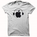 Shirt Apple Dj disco noir/blanc pour homme et femme