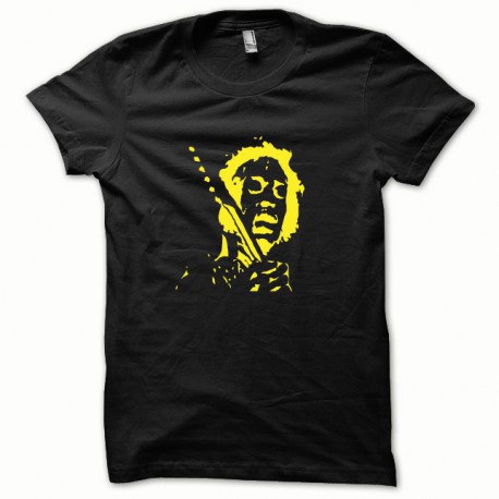 Shirt Jimi Hendrix Jaune/noir pour homme et femme