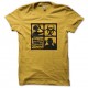 Shirt Zombie outbreak jaune pour homme et femme