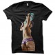 Shirt sexy skatebordeuse noir pour homme et femme