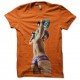 Shirt sexy skatebordeuse orange pour homme et femme