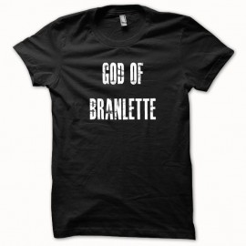 Shirt God Of Branlette blanc/noir pour homme et femme