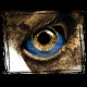 Shirt yeux bleu film d'horreur noir pour homme et femme
