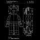 Shirt Lego figurine NOIR pour homme et femme