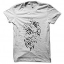 Shirt koi fish tattoo blanc pour homme et femme