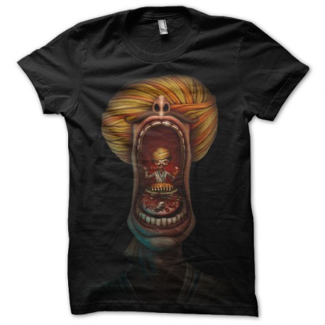 Shirt Indian style noir pour homme et femme