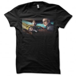 Shirt breaking bad affiche jesse et walter noir pour homme et femme