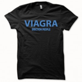 Shirt erection people bleu/noir slim fit pour homme et femme