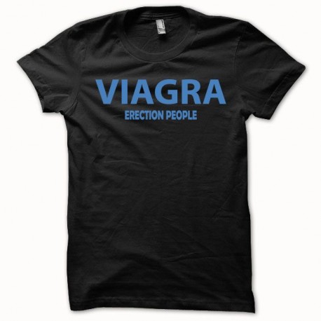 Shirt erection people bleu/noir slim fit pour homme et femme
