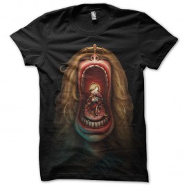 Shirt miss candy artistique noir pour homme et femme