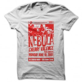 Shirt Nebula Cherry Valence blanc pour homme et femme
