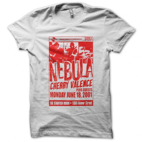 Shirt Nebula Cherry Valence blanc pour homme et femme