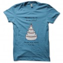 Shirt Big birthday Cake because im awesome bleu ciel pour homme et femme