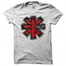 Shirt Red Hot Chili Peppers blanc pour homme et femme