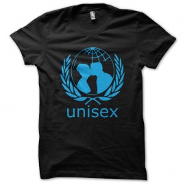 Shirt unisex noir pour homme et femme