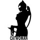 Shirt catwoman noir pour homme et femme