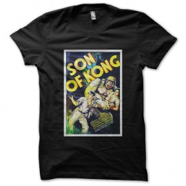 Shirt son of kong affiche noir pour homme et femme