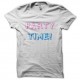 Shirt party time blanc pour homme et femme