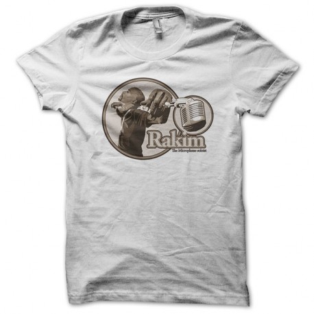 Shirt Rakim blanc pour homme et femme