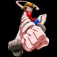 Shirt one piece luffy noir pour homme et femme