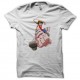 Shirt one piece luffy blanc pour homme et femme