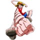 Shirt one piece luffy blanc pour homme et femme