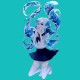 Shirt hatsune miku bleu ciel pour homme et femme