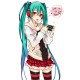 Shirt hatsune miku photograph blanc pour homme et femme
