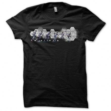 Shirt Lionel Messi noir pour homme et femme