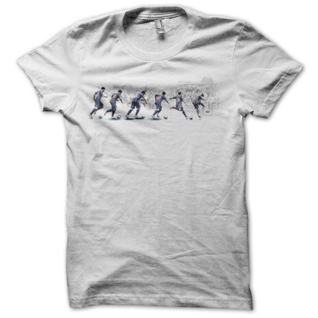 Shirt Lionel Messi blanc pour homme et femme