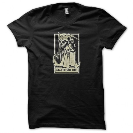 Shirt skate or die noir pour homme et femme