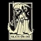 Shirt skate or die noir pour homme et femme