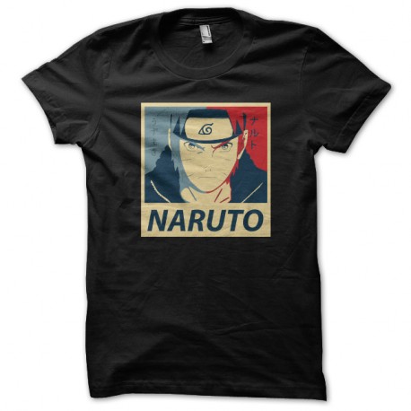 Shirt Naruto obey noir pour homme et femme