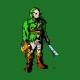Shirt Link en mode tueur vert pour homme et femme