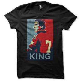 Shirt Cantona 7 king noir pour homme et femme