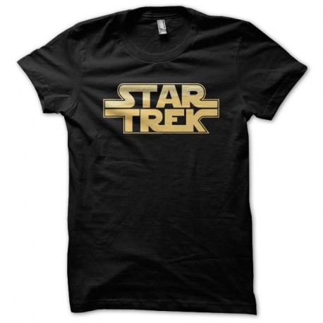 Shirt SW Star Trek Wars noir pour homme et femme