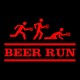 Shirt Beer Run noir pour homme et femme