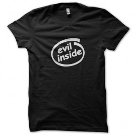 Shirt evil inside noir pour homme et femme