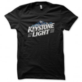 Shirt beer keystone light noir pour homme et femme