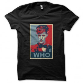 Shirt matt smith dr who noir pour homme et femme